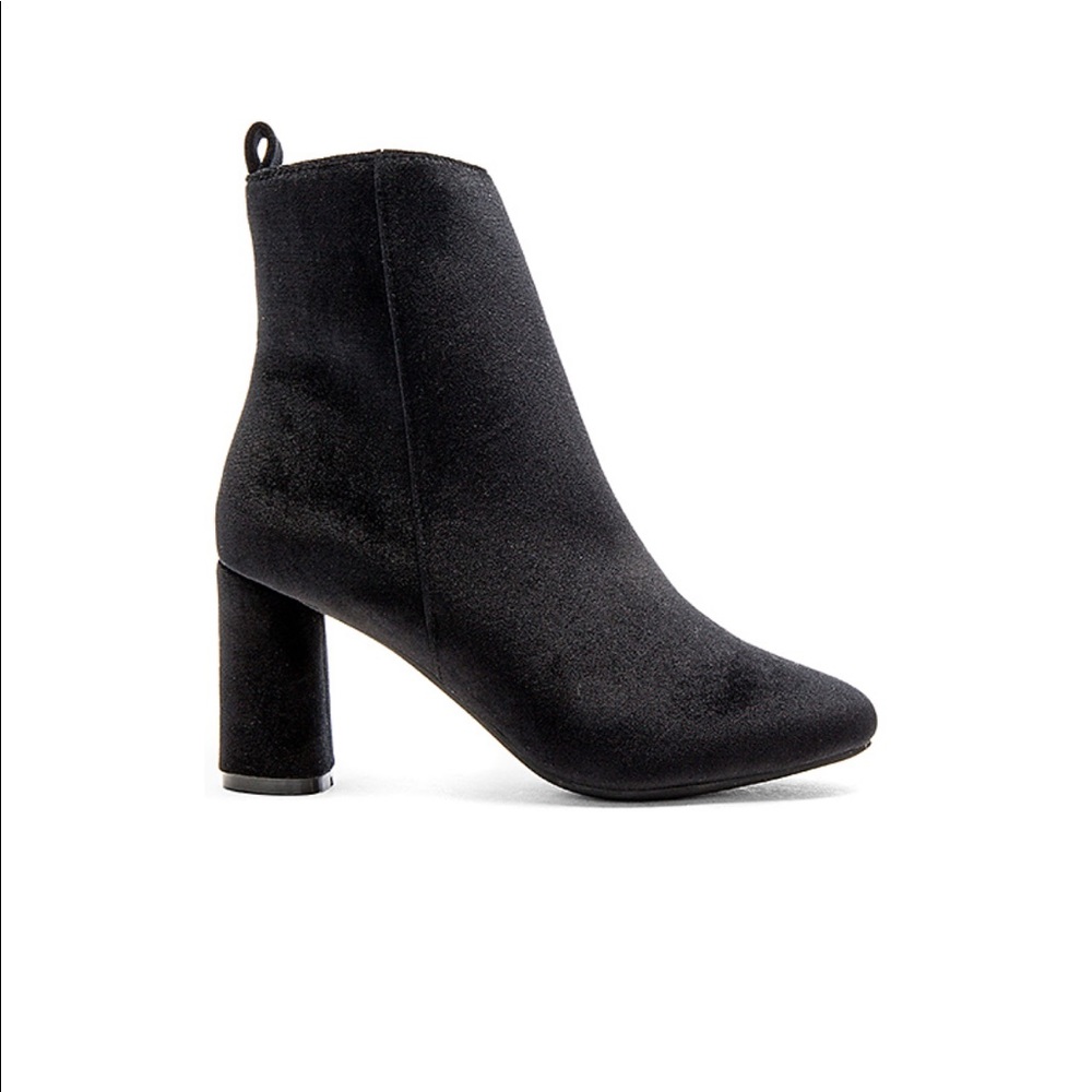 NBD X RAYE Afton velvet Booties